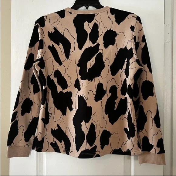 Adidas Black and Cream Patterned Tee - Picture 3 of 4